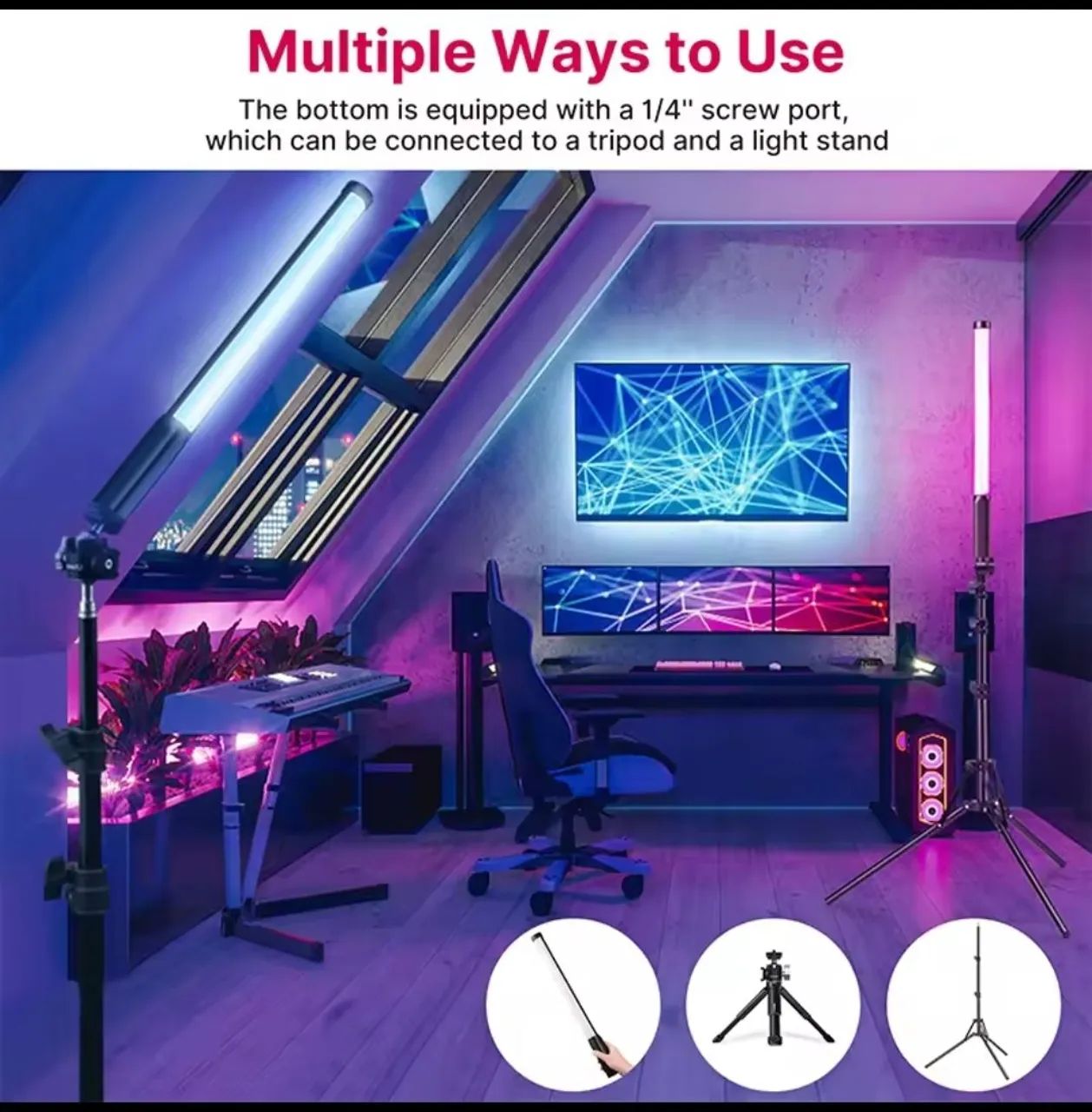 Bastão Rgb Ulanzi vl119 - Foto 5