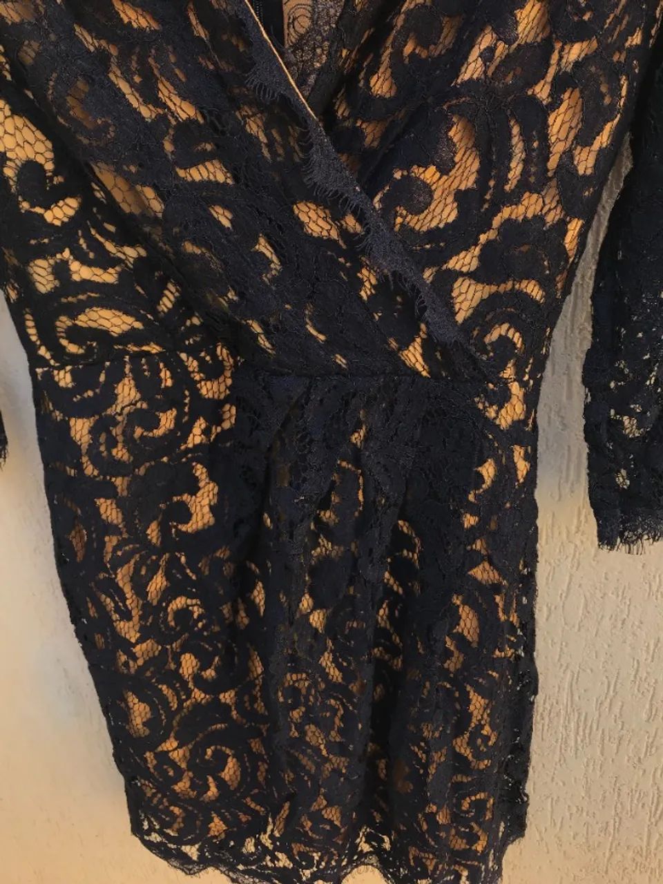 Vestido Preto De Renda Chifon - Foto 3