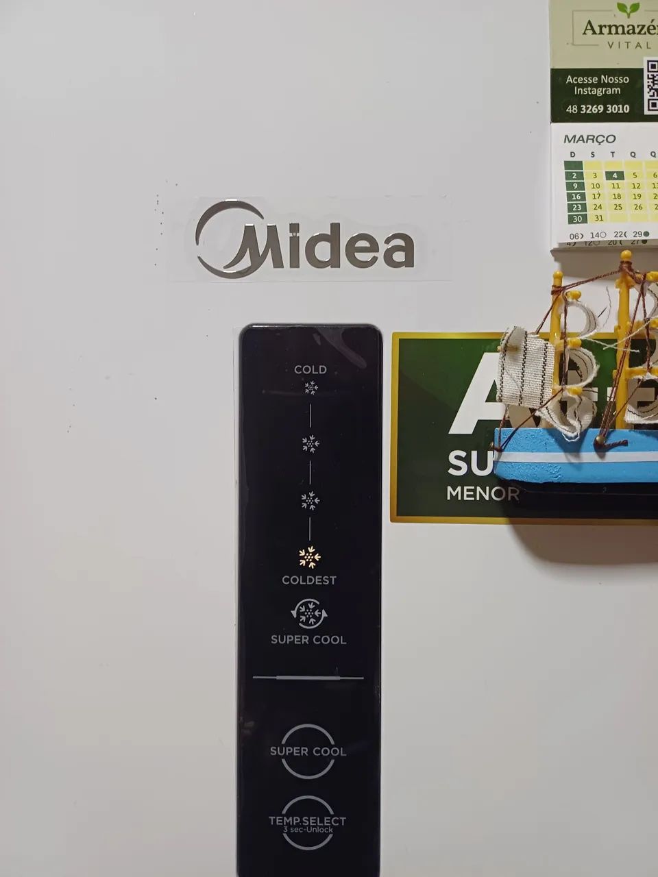 Geladeira Frost Free 411L Branco Midea - Foto 4