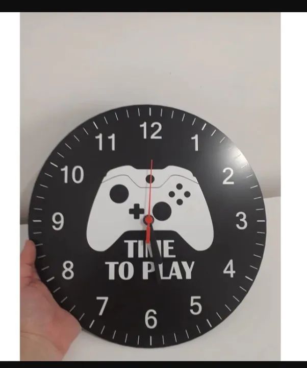 Relógio de Parede - Controle Vídeo Game - Temático - Decoração Divertido - Geek Xbox