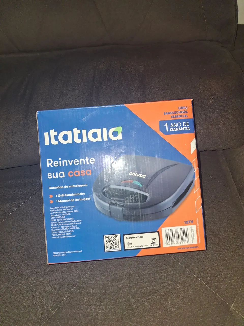 Grill Sanduicheira Itatiaia Essencial 127V