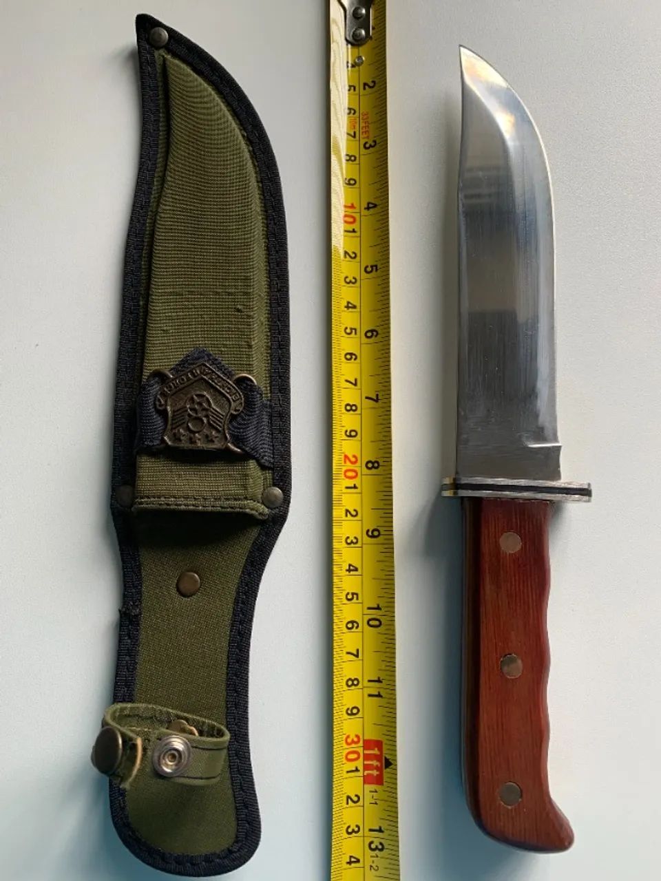 Faca selva com bainha Tramontina . nunca usada - Foto 4