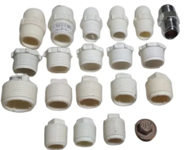 Kit 21 Conexões Para Tubos e Encanamento Plugs Roscável - Foto 2