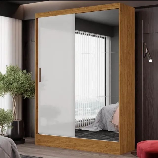 Guarda Roupa Santiago 2P de correr - Direto da Fábrica