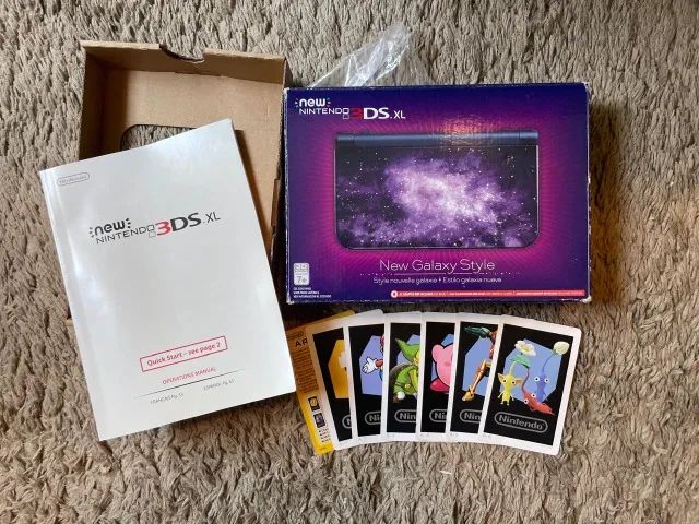 [CIB] New Nintendo 3DS XL New Galaxy Style (USA) - Foto 3