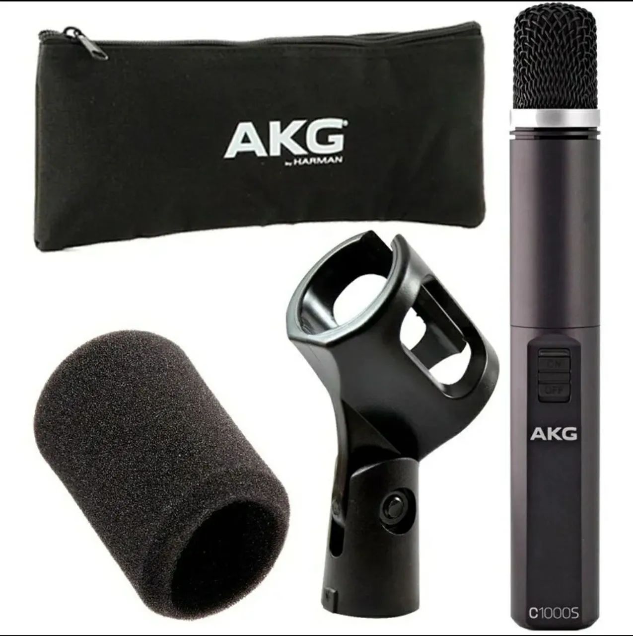 Microfone AKG C1000 S Condensador Cardioide cor black - Foto 5