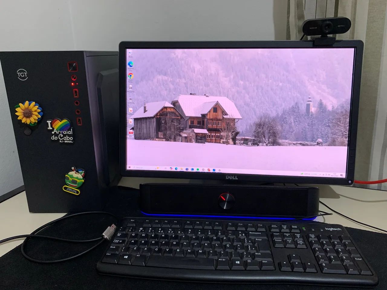 PC COMPLETO + MONITOR DELL + SOUNDBAR RGB  - Foto 2