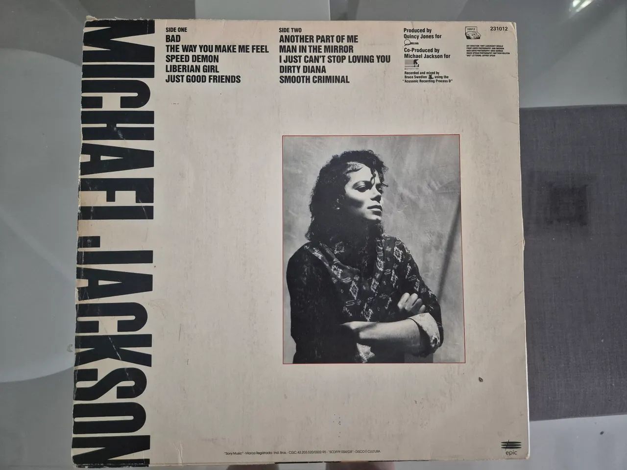 Disco de Vinil Michael Jackson - Bad - Foto 2