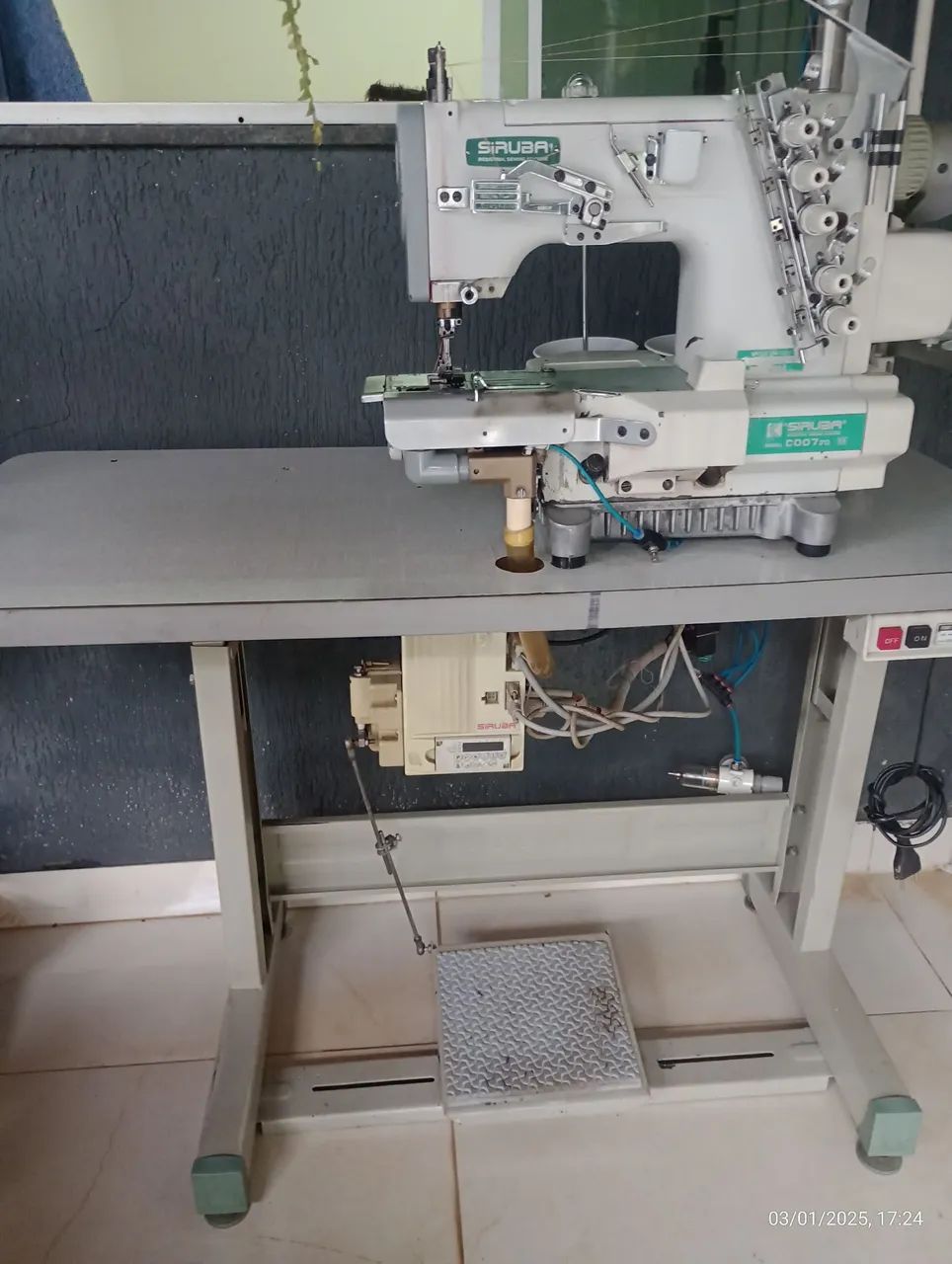Máquina de Costura Industrial Siruba C00770JD - Foto 4