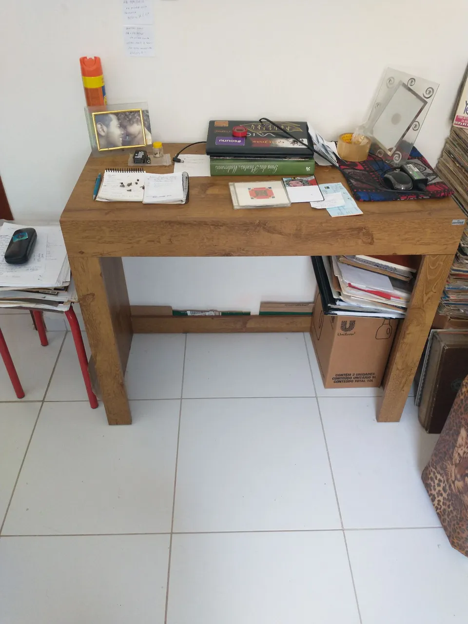 Mesa de escritório de madeira