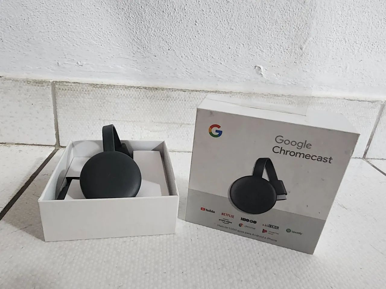 Google Chromecast 3ª Geração Full HD - Na Caixa e Completo