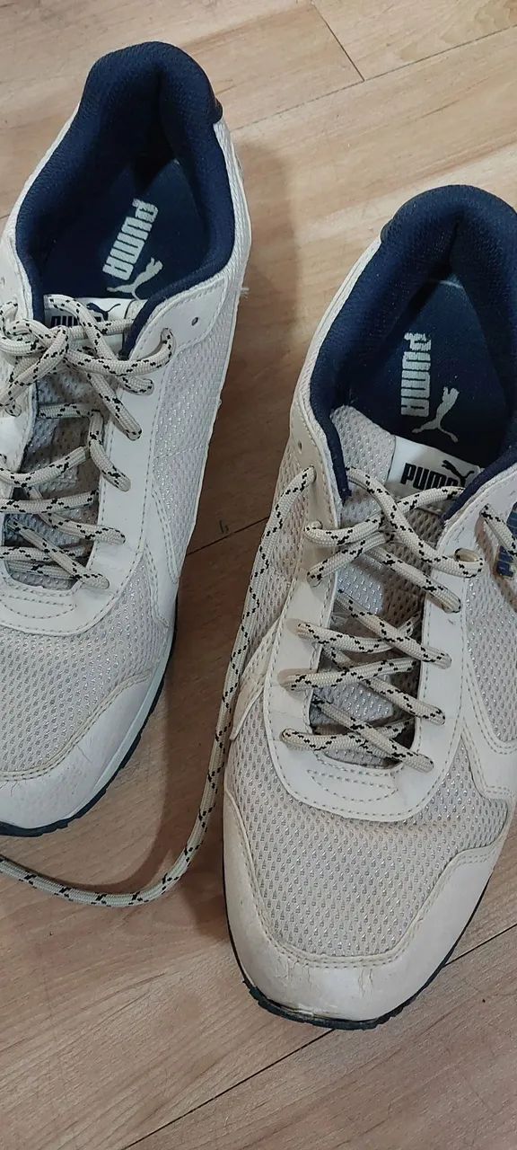 Tênis Puma Runner Speckles Bege 41 - Foto 2