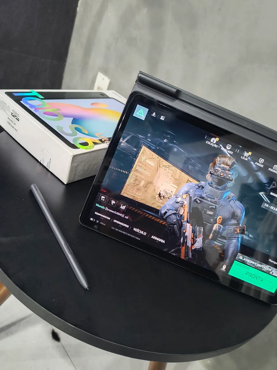 Tablet Galaxy tab s6 lite ( Aceito Cartão )
