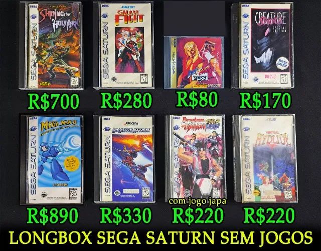 Jogos Originais Sega Saturn. Virtua Cop, Fighter Megamix, Clockwork Knight 2, Casper, - Foto 5