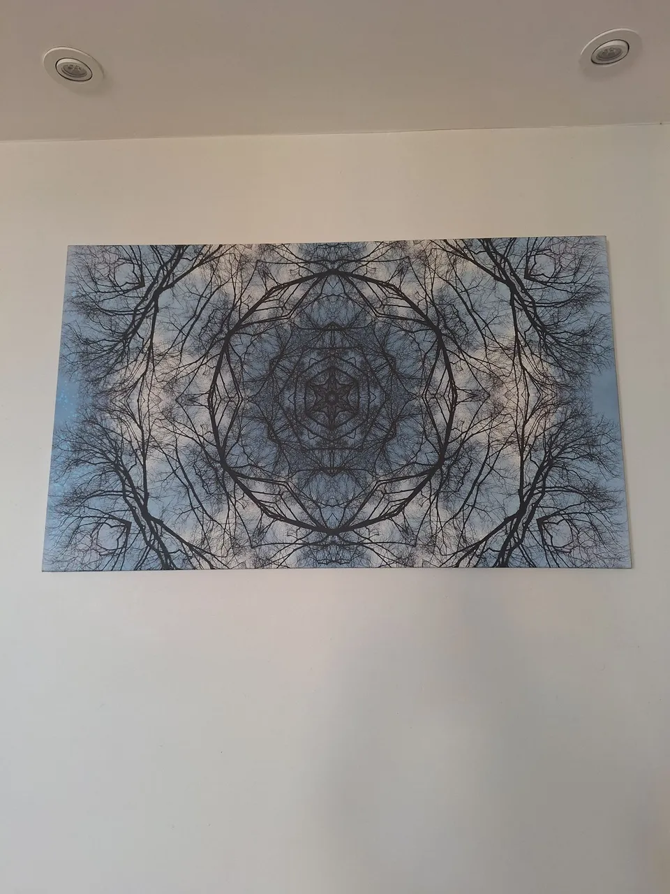 Quadro Abstrato de mandala.