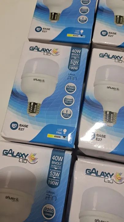 Lâmpadas LED Galaxy 40W -  E27 EM CAMAÇARI  - Foto 4