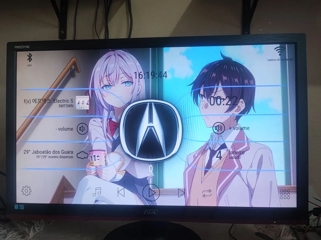 Monitor AOC 21.5" HDMI, Display Port,VGA