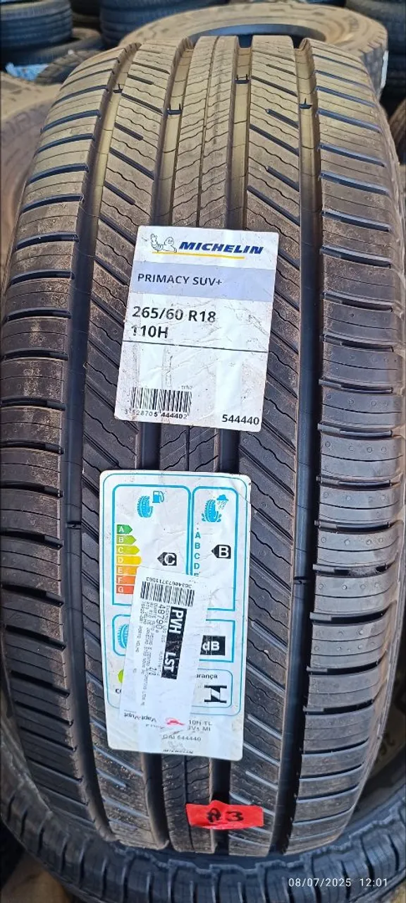 Pneu Michelin Primacy SUV+ 265/60 R18 110H.   ZAP *