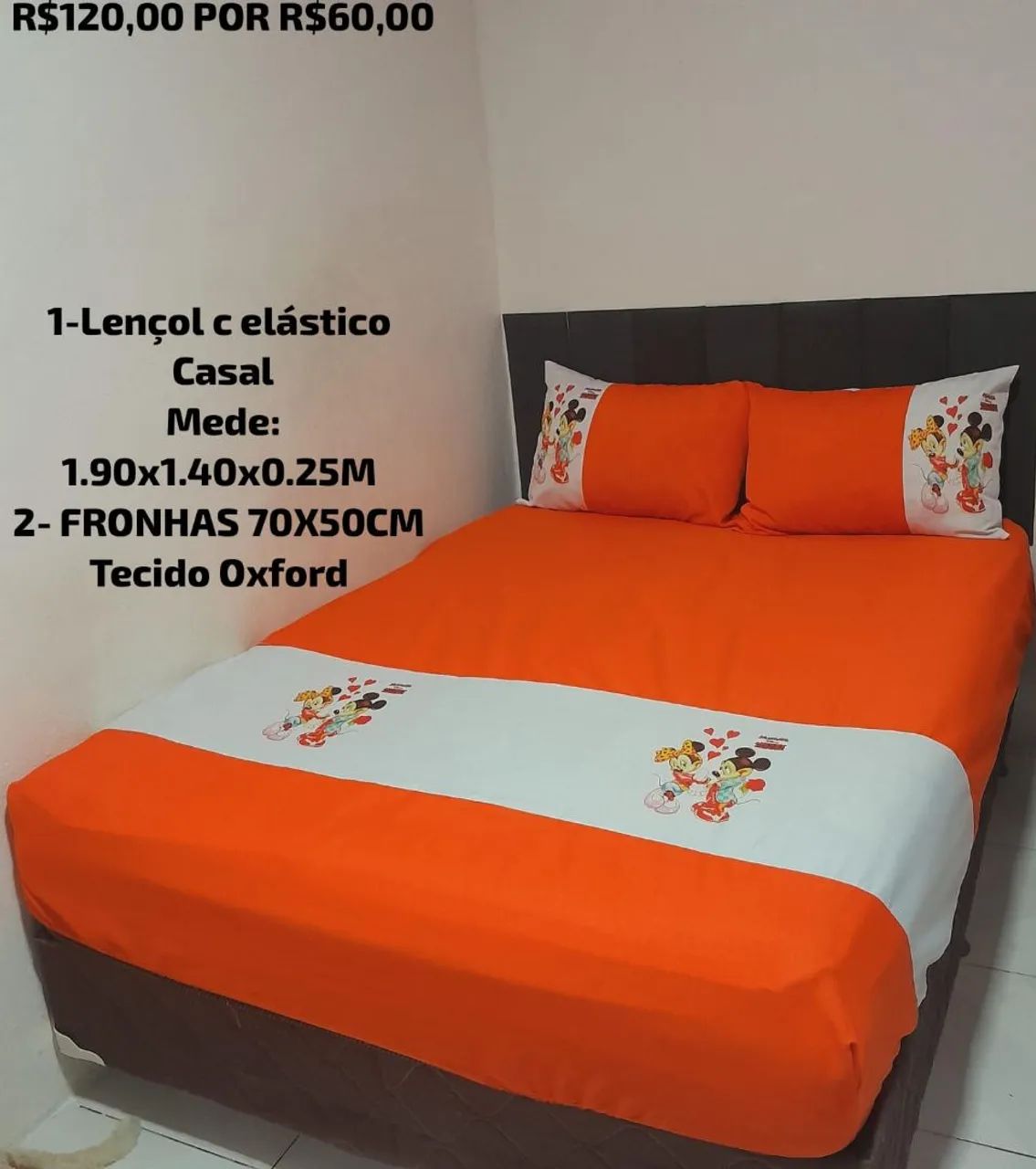 Jogos de cama casal com elástico  - Foto 3