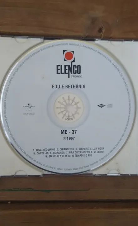 Cd Edu e Bethânia em excelente estado de conservação  - Foto 2