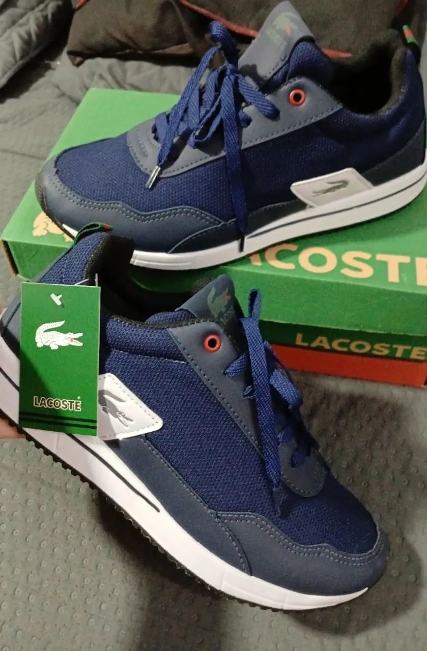 Tênis Lacoste Azul (Primeira Linha)