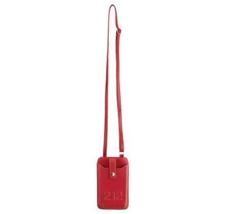 Bolsa Transversal porta celular 212 vermelha  - Foto 2