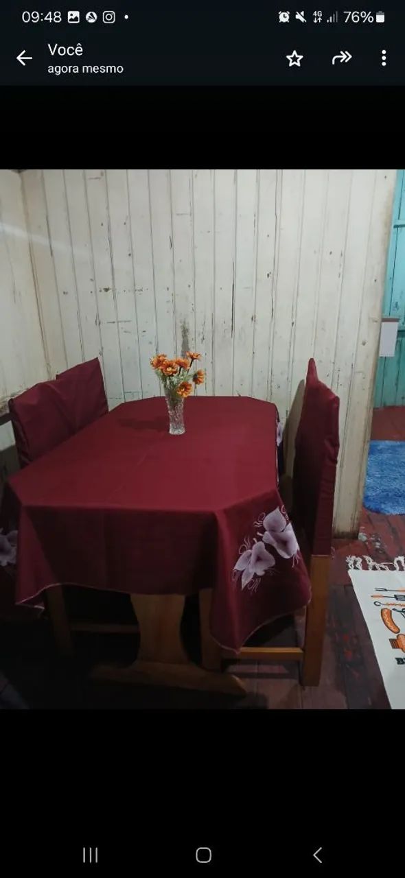 Mesa 4 cadeiras 