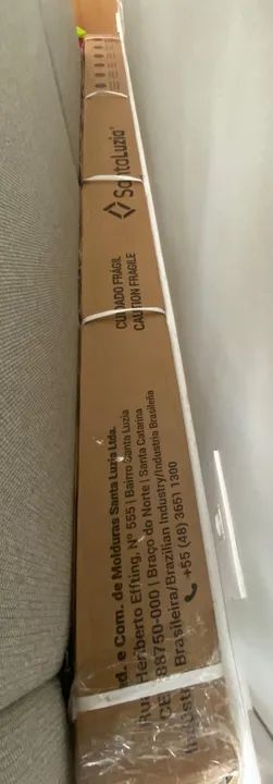 Rodapé Santa Luzia - Linha Moderna 496 Branco - 15 cm - Foto 3