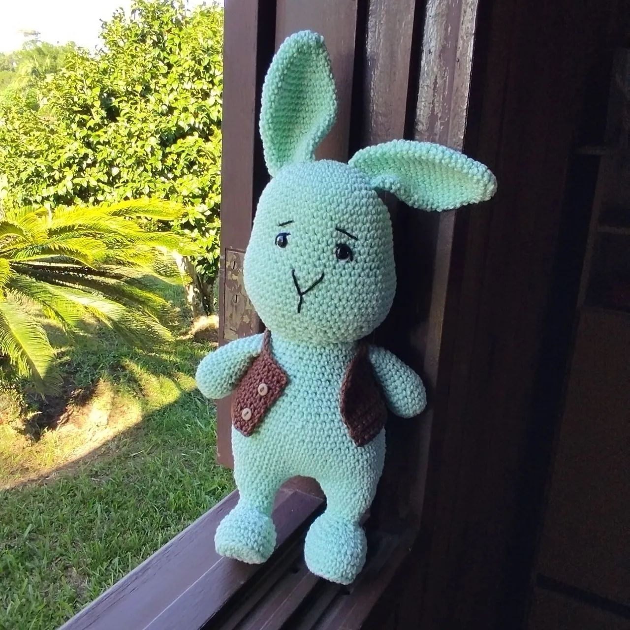 Coelhinho em crochê personalizado