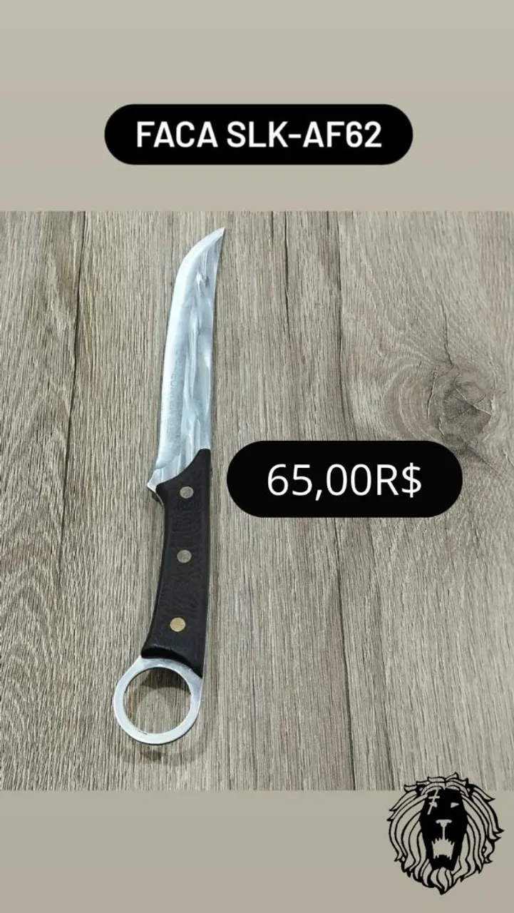 Faca de Aço Inoxidável SLK-AF62