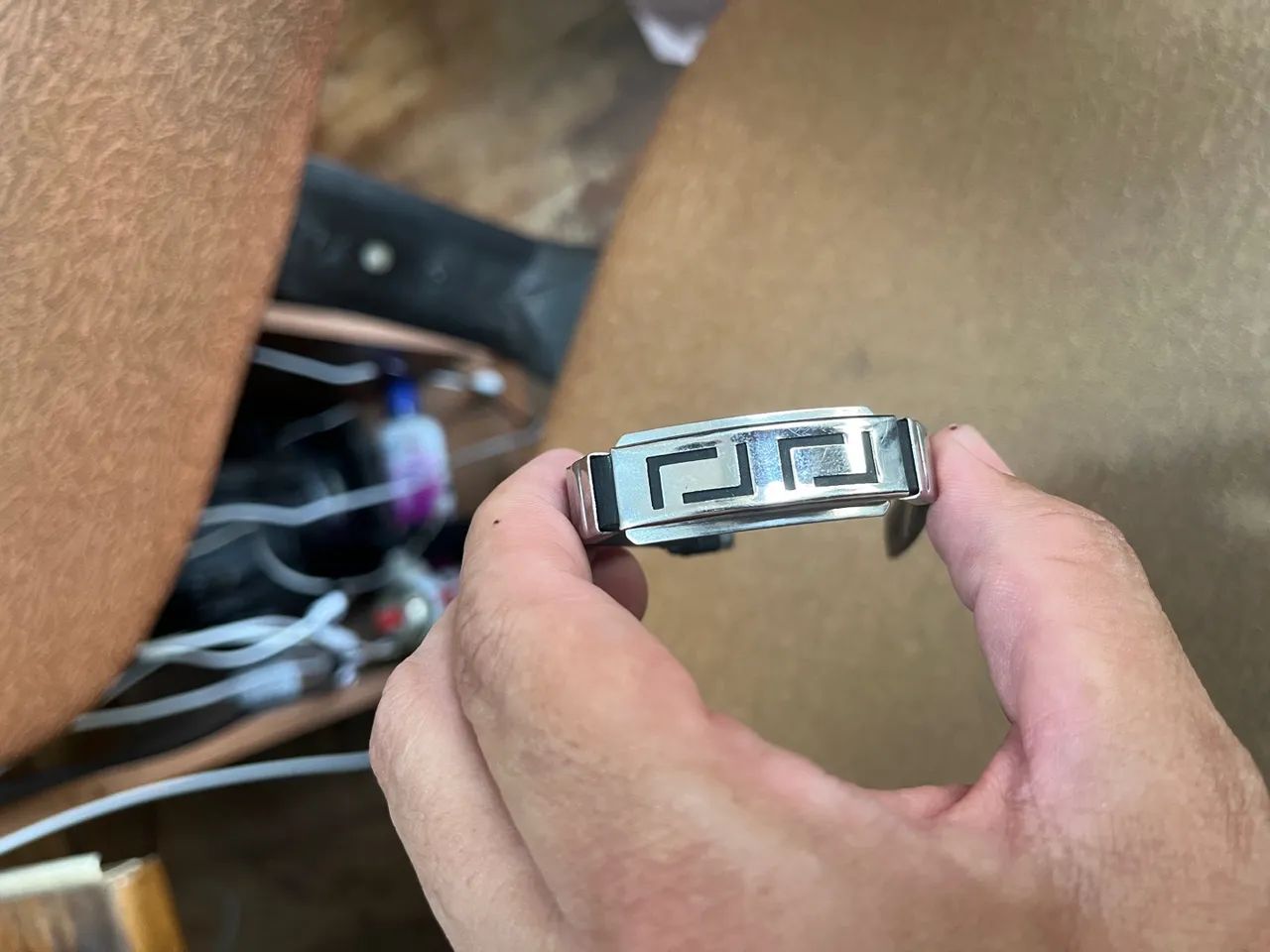 Pulseira Masculina de Aço Inoxidável com Design Moderno - Foto 3
