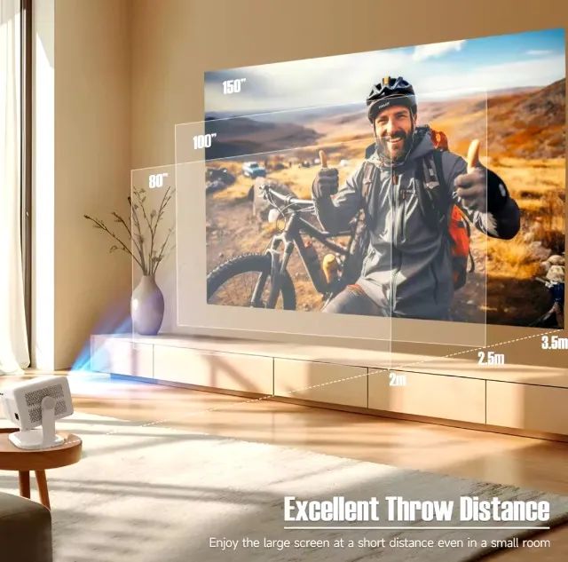 Projetor Magcubic 1080 650ansi 4k Android11 L018  Wifi6 Bt5.2 - Foto 2