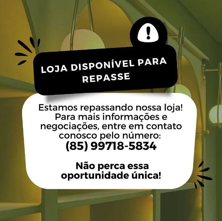 Loja disponível para repasse - Oportunidade única!