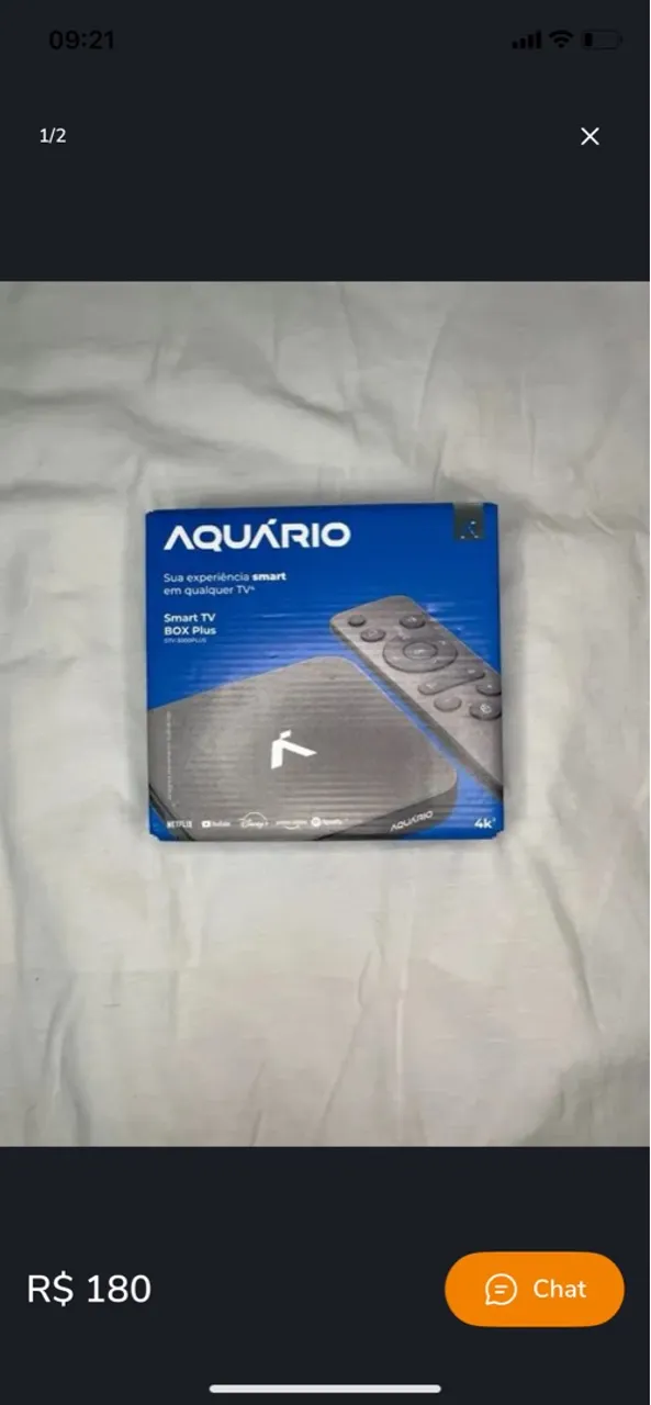 Smart TV Box Plus Aquário 4K