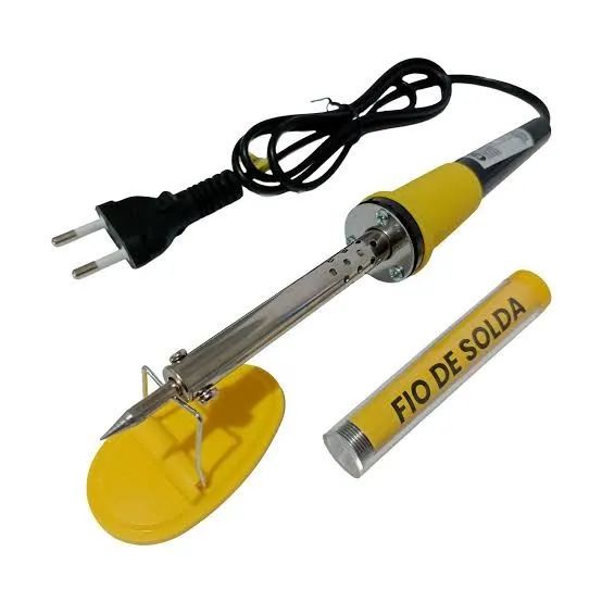 Ferro de Solda 220V 40W BOMVINK BOM-9517 + Estanho<br>