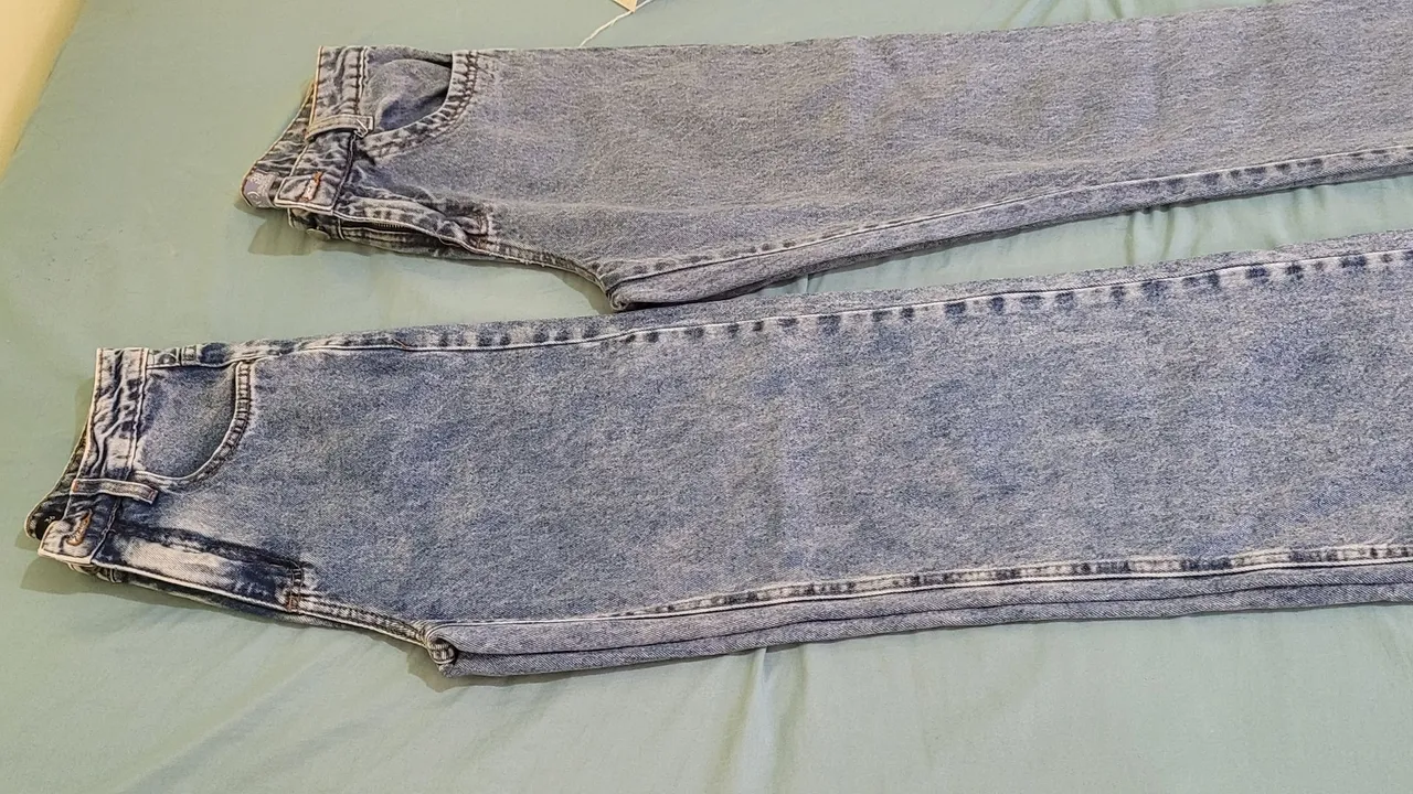 Calças Jeans Azul Claro