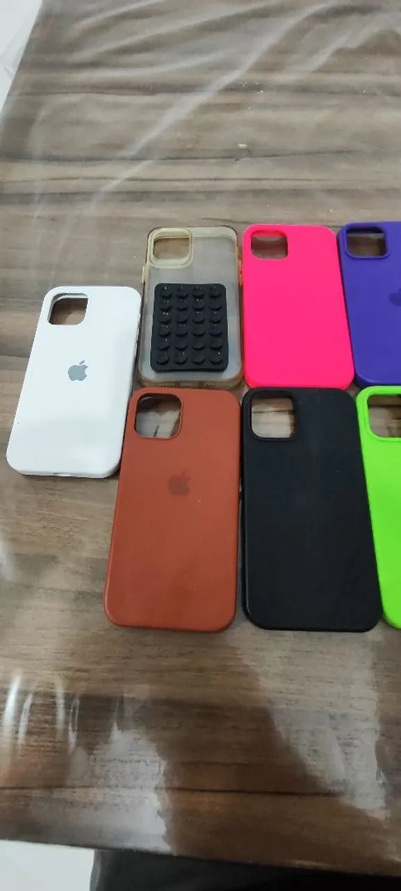 9 capinhas para iPhone 12 usadas - Diversas Cores - Foto 3