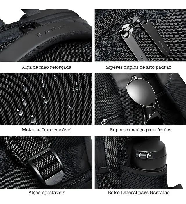 Mochila Executiva Bange para Notebook64230503747457123