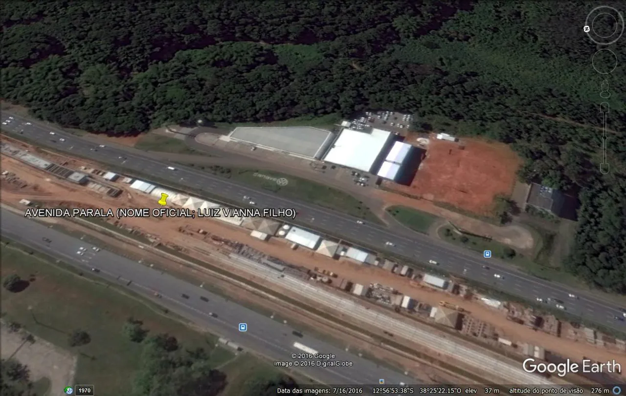 TERRENO PARALELA 16.500 M2, SITUADO NA MELHOR LOCALIZAÇÃO DA AVENIDA, SENTIDO SALVADOR AE