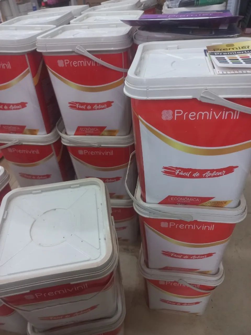 tinta premivinil fosca 18 litros 109,90 a vista conferir cores 