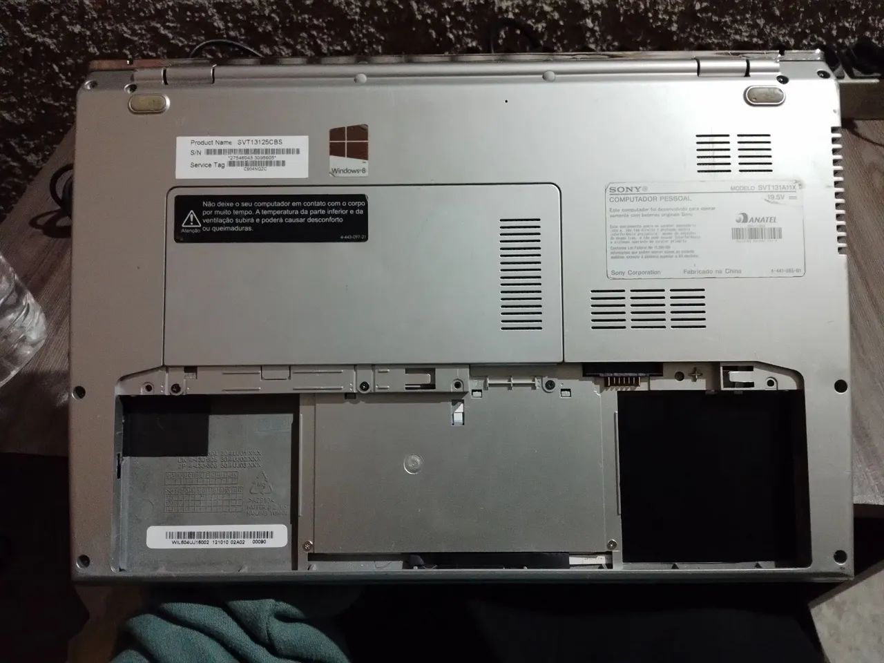 Sony Vaio Ultrabook i5 Prateado (ler descrição) - Notebooks