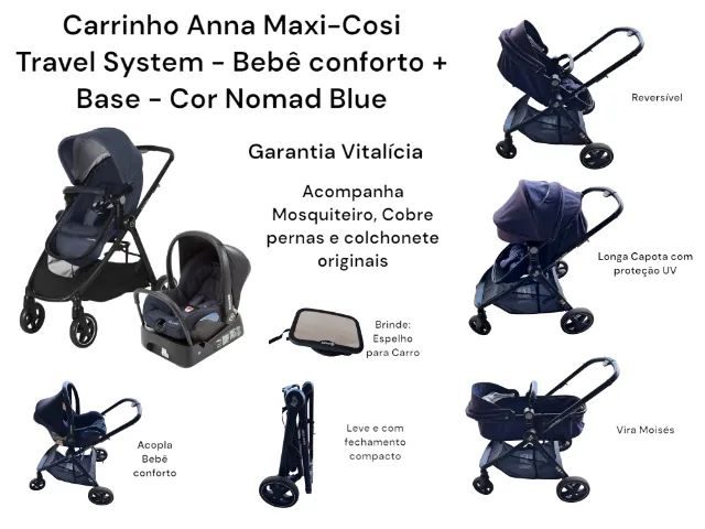 Carrinho Anna Maxi-Cosi Travel System