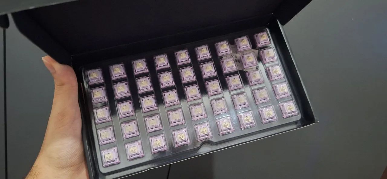 Switch Pro Akko v3 Creamy Purple - 45g  - Foto 2