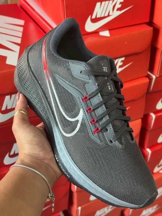 Tênis Nike Air Zoom Pegasus Cinza escuro academia 