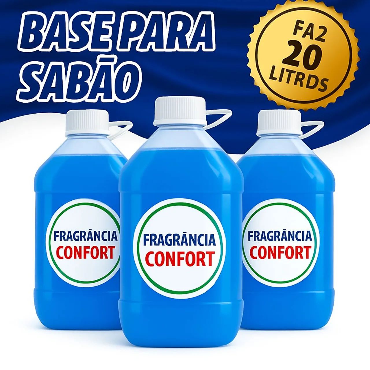Sabão Lava roupas  Faz  20 Litros - Foto 4