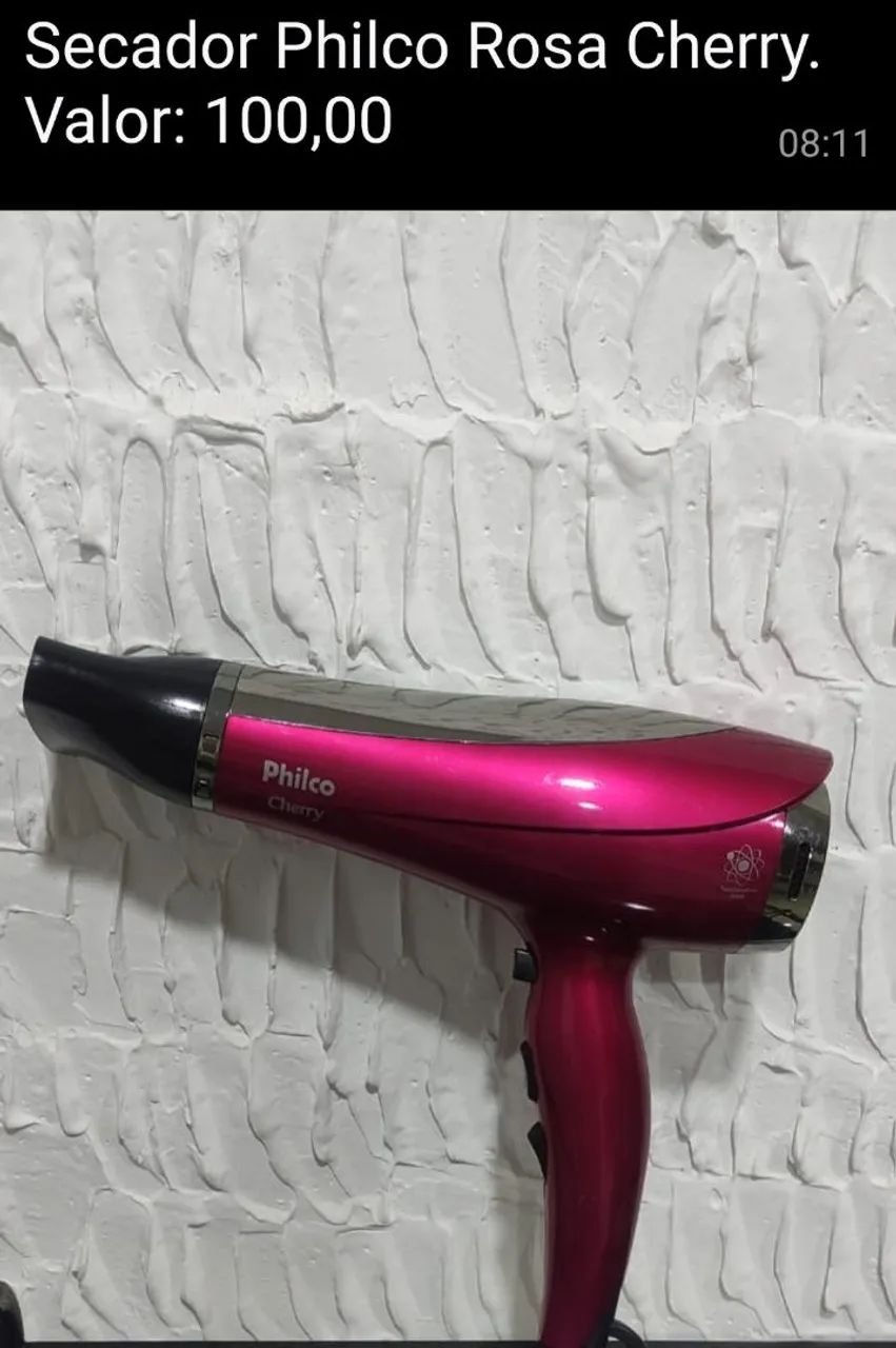 Secador Philco Rosa Cherry - 100,00