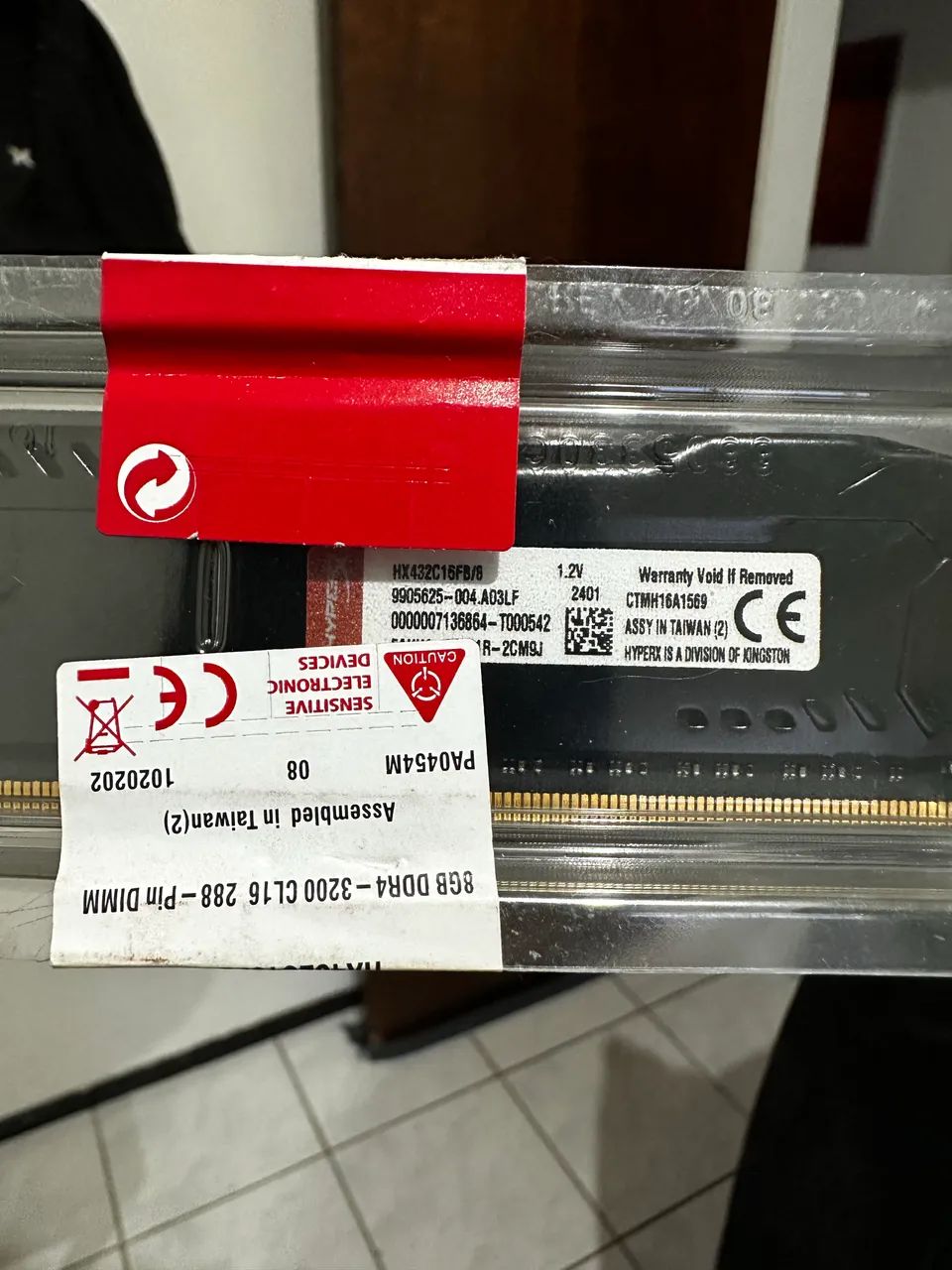 Fury HyperX 8gb ddr4 3200mhz CL16 - Foto 3