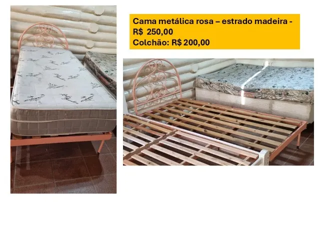 Diversas camas e colchões usadas semi novas, com ótimo preço