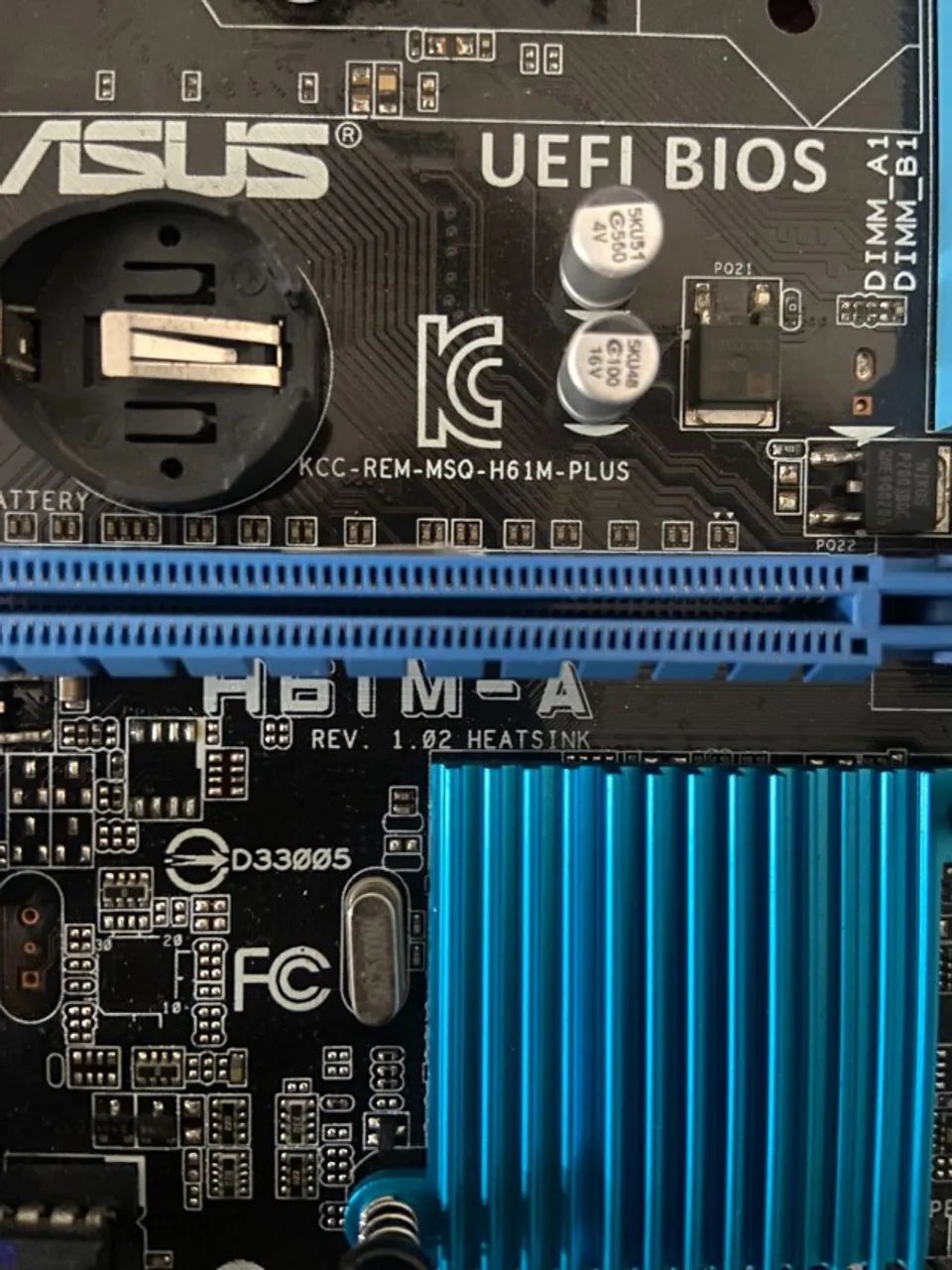 PLaca mae asus h61-m 1155 nova funcionando perfeitamente! - Foto 2