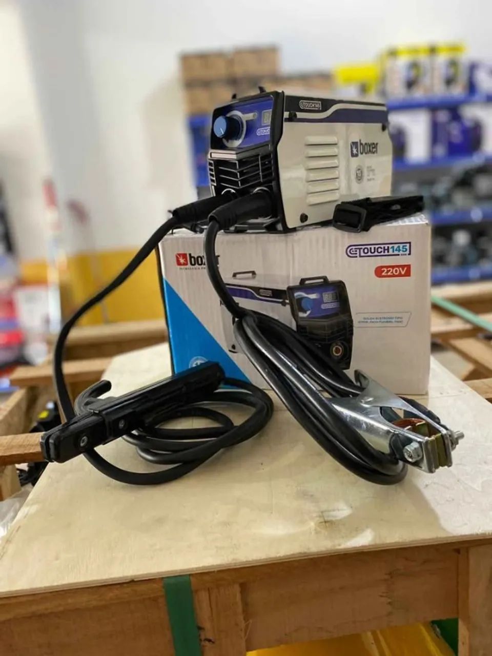 Maquina de solda touch145 de 140amp Boxer(Loja)